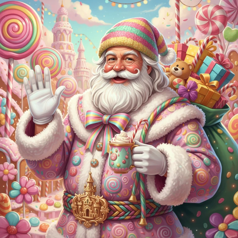 Mystic Holiday Spirit Santa