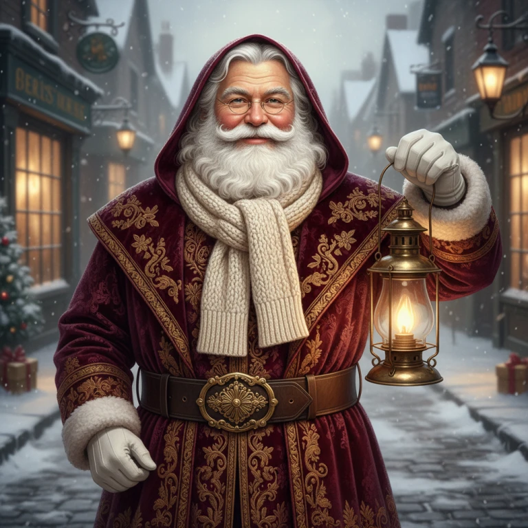 Warmhearted North Star Santa